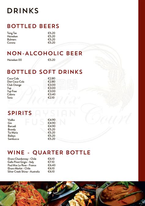phoenixcourt|Phoenix Court Menu .